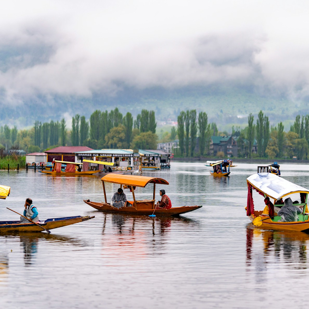 Kashmir boating 1024 x 1024 size